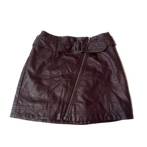 Free People Moto Mini Skirt